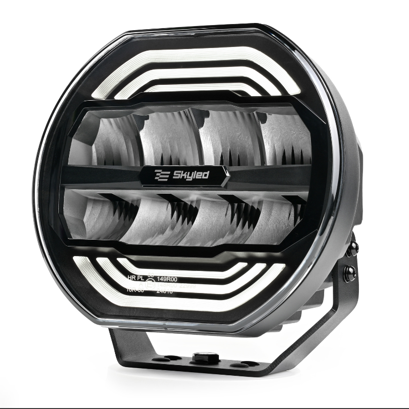 Proiector LED Auto, Galax 9X FI227, 100W, Lumina de Pozitie Alba si Portocalie [2]
