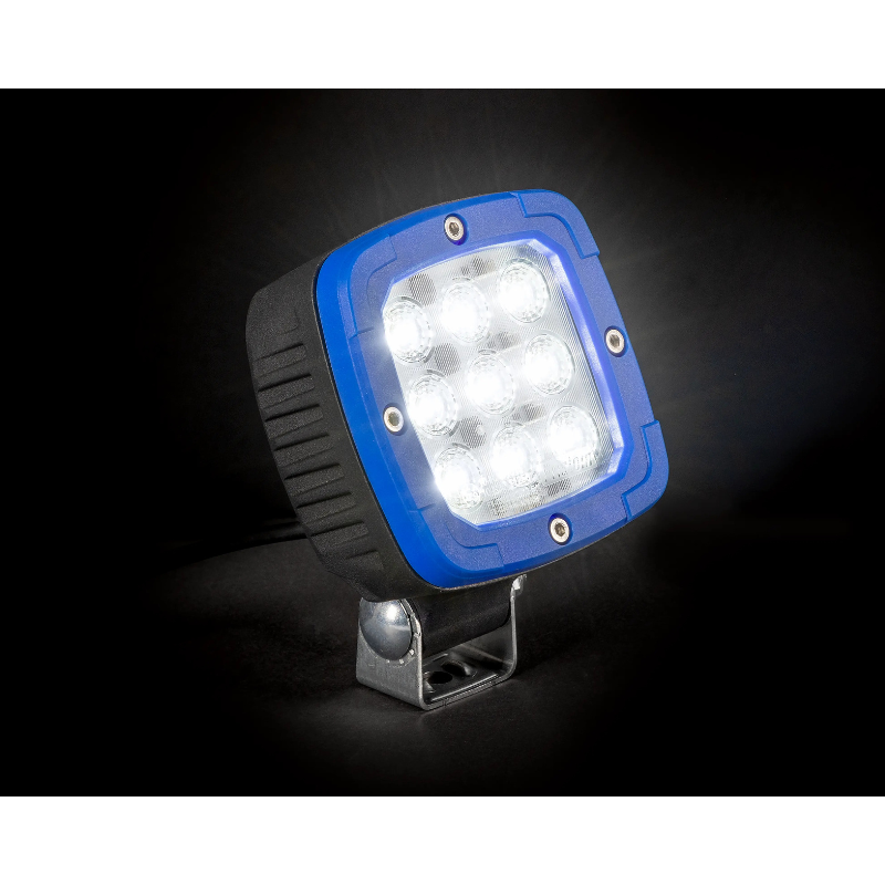 Proiector LED auto lucru, 2800 lumeni, 9 diode CREE, carcasa aluminiu, 12-24V, cablu 1.5m [3]