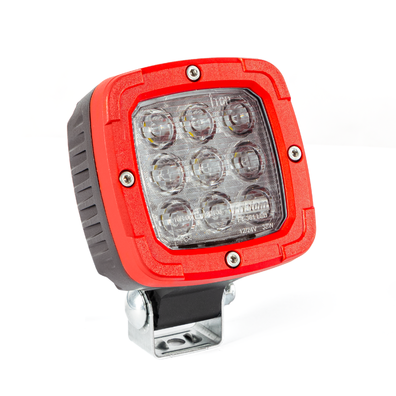 Proiector LED auto lucru, 4100 lumeni, diode CREE, fascicul focalizat, mufa Deutsch, 12-24V [2]