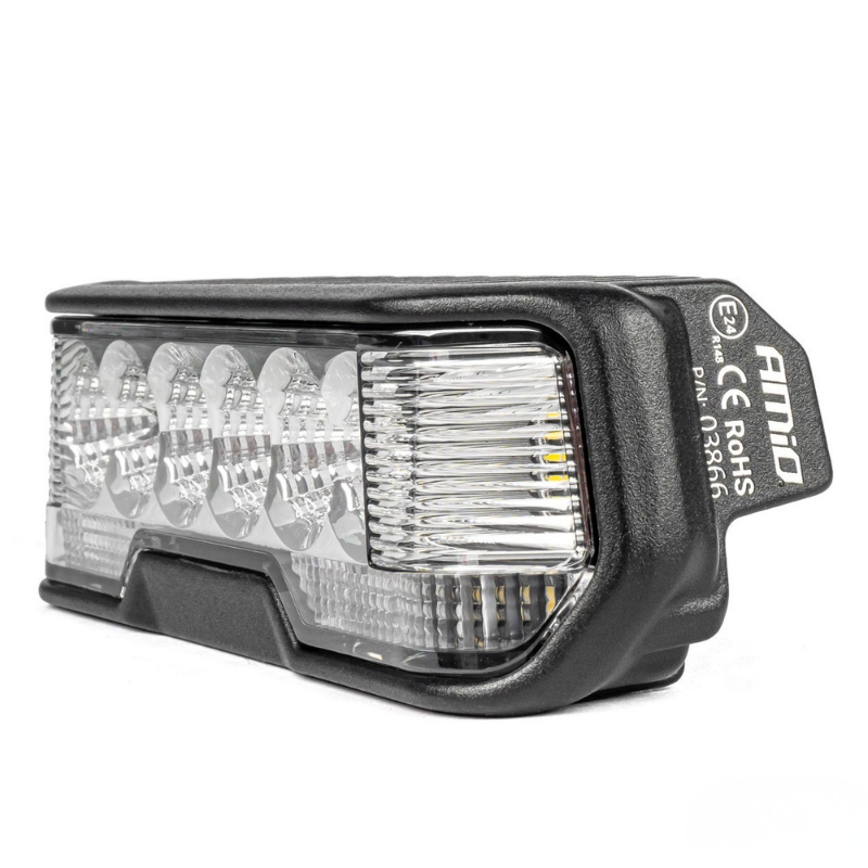 Proiector LED auto, putere 31W, flux luminos 4000 lm, lumina difuza, protectie IP67, alimentare 10-30V, omologare ECE [5]
