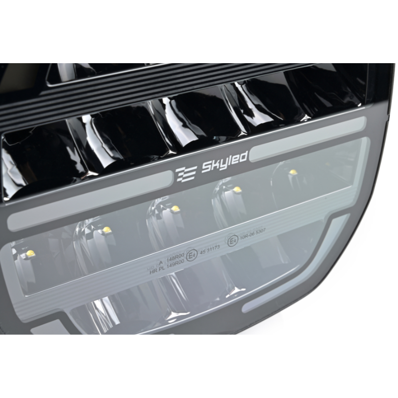 Proiector LED auxiliar Moai 9X Black, 162W, 12/24V, Combo Beam, pozitie alba si portocalie, 5000K, IP68, pentru camioane, 4x4 si utilaje [23]