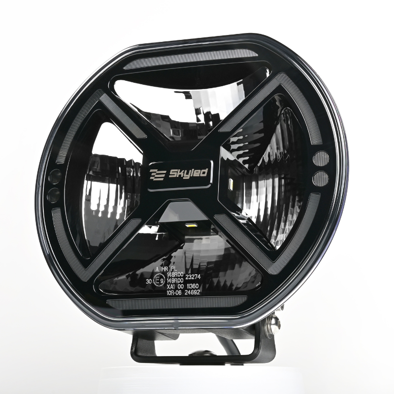 Proiector LED Auxiliar VIA Flash 9X FI218, 160W, Lumina Pozitie Dinamica Alba/Portocalie si Stroboscop [12]