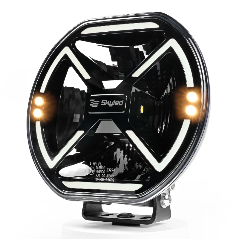Proiector LED Auxiliar VIA Flash 9X FI218, 160W, Lumina Pozitie Dinamica Alba/Portocalie si Stroboscop [3]