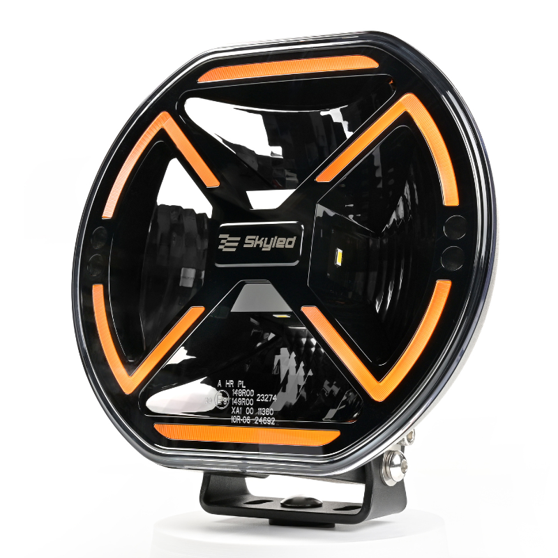 Proiector LED Auxiliar VIA Flash 9X FI218, 160W, Lumina Pozitie Dinamica Alba/Portocalie si Stroboscop [5]