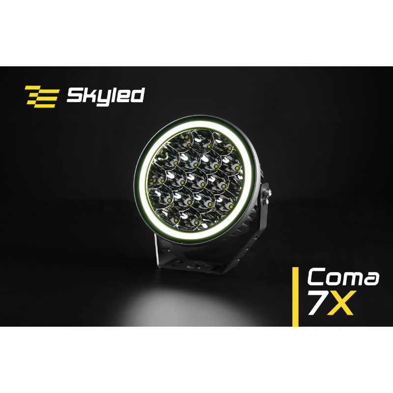 Proiector LED Coma 7X 7" FULL LED, 95W, 8500Lm, poziție alb și portocaliu, 17.8cm [3]