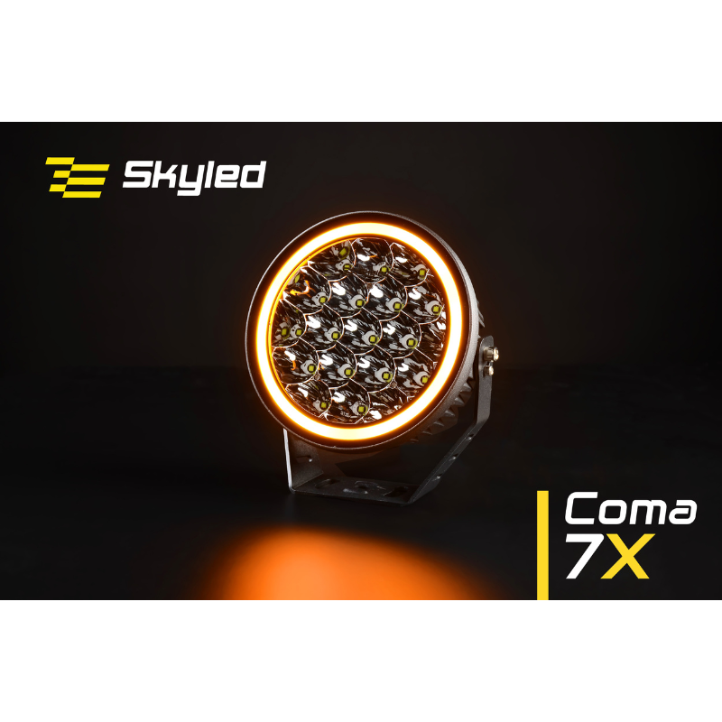 Proiector LED Coma 7X 7" FULL LED, 95W, 8500Lm, poziție alb și portocaliu, 17.8cm [4]