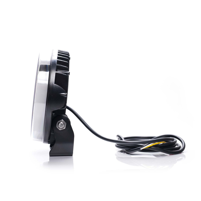 Proiector LED cu 3 tipuri pozitie, portocaliu, Flood, 12 / 24V, 17.8cm, 9200lm, 5700K, 82W, cablu 3m, contur clar [7]