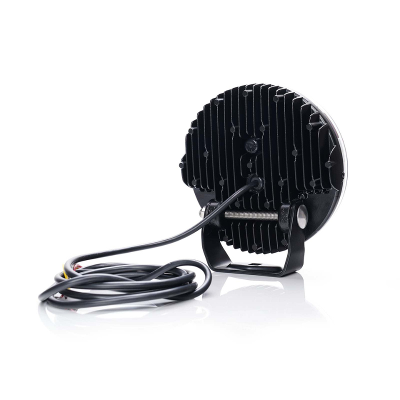 Proiector LED cu 3 tipuri pozitie, portocaliu, Flood, 12 / 24V, 17.8cm, 9200lm, 5700K, 82W, cablu 3m, contur clar [9]