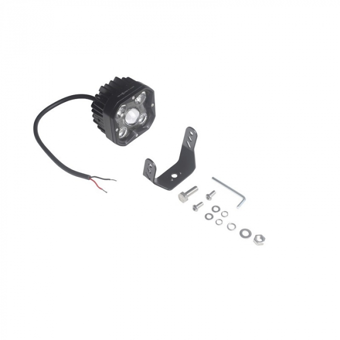 Proiector auto LED cu lentile convexe, flood, 8.18 x 9.44 x 6.15cm, 2700lm, 39w [5]