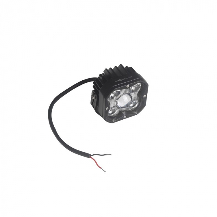 Proiector auto LED cu lentile convexe, flood, 8.18 x 9.44 x 6.15cm, 2700lm, 39w [6]