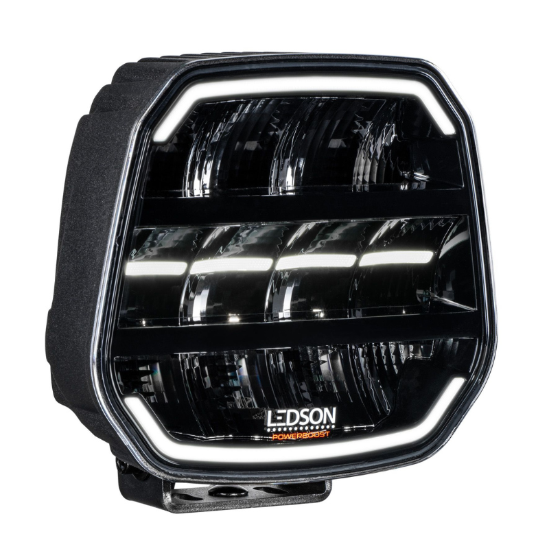 Proiector LED cu pozitie dinamica alba si portocalie pentru camion si off road, EPIX7, 7", Powerboost, 11500lm, 120w, 18 x 17.7cm [6]