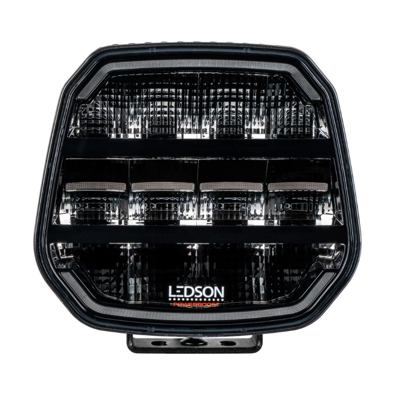 Proiector LED cu pozitie dinamica alba si portocalie pentru camion si off road, EPIX7, 7", Powerboost, 11500lm, 120w, 18 x 17.7cm [3]