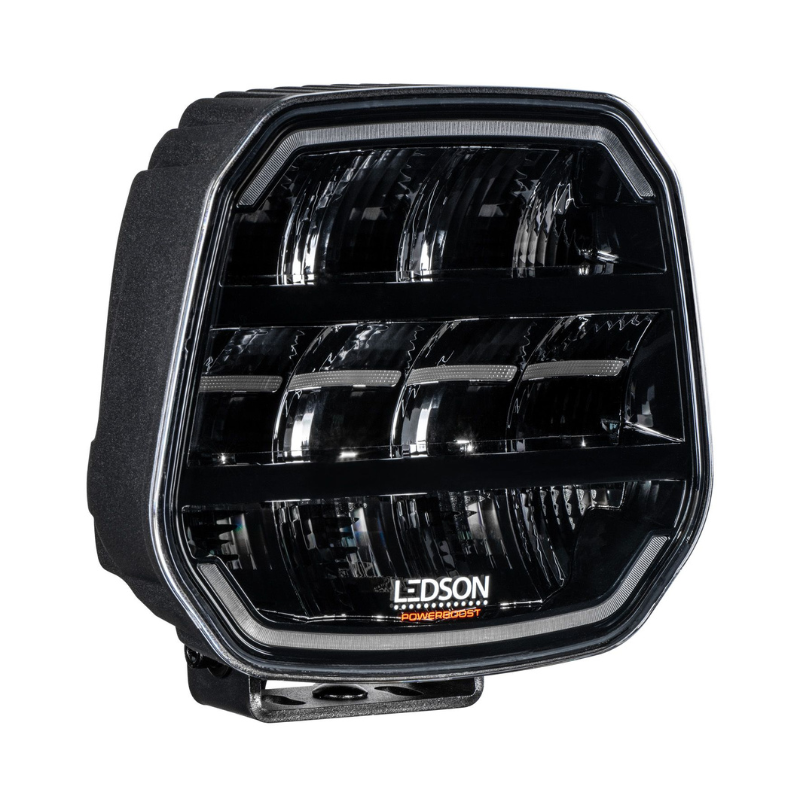 Proiector LED cu pozitie dinamica alba si portocalie pentru camion si off road, EPIX7, 7", Powerboost, 11500lm, 120w, 18 x 17.7cm [2]
