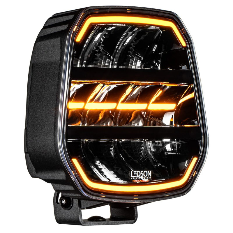 Proiector LED cu pozitie dinamica alba si portocalie, pentru camion și off road, Epix9+, Powerboost, 15000lm, 180w, 22.5 x 22.3cm [1]