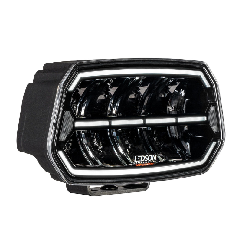 Proiector LED cu poziție dinamică albă și portocalie + stroboscop, pentru camion și off road, Epix10+ STROBE, Powerboost, 11500lm, 150w, 24.7 x 14.5cm [2]