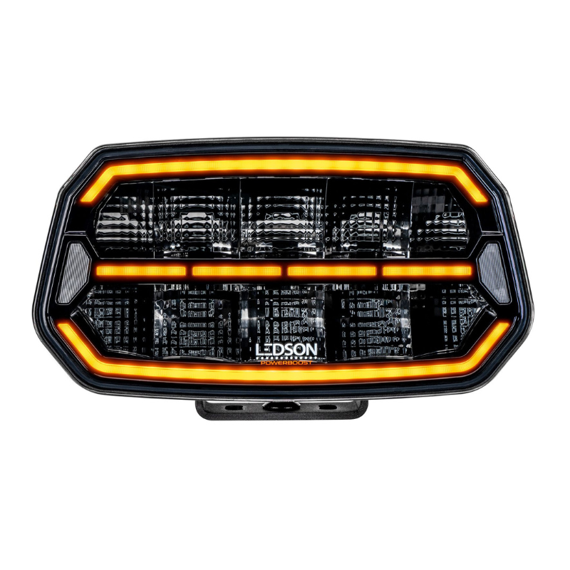 Proiector LED cu poziție dinamică albă și portocalie + stroboscop, pentru camion și off road, Epix10+ STROBE, Powerboost, 11500lm, 150w, 24.7 x 14.5cm [7]