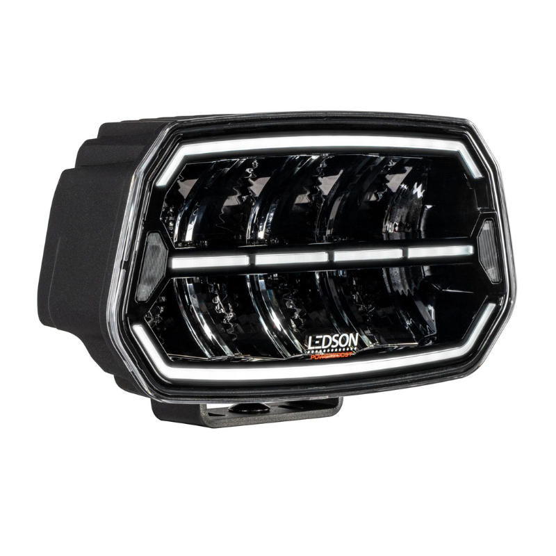 Proiector LED cu poziție dinamică albă și portocalie + stroboscop, pentru camion și off road, Epix10+ STROBE, Powerboost, 11500lm, 150w, 24.7 x 14.5cm [11]