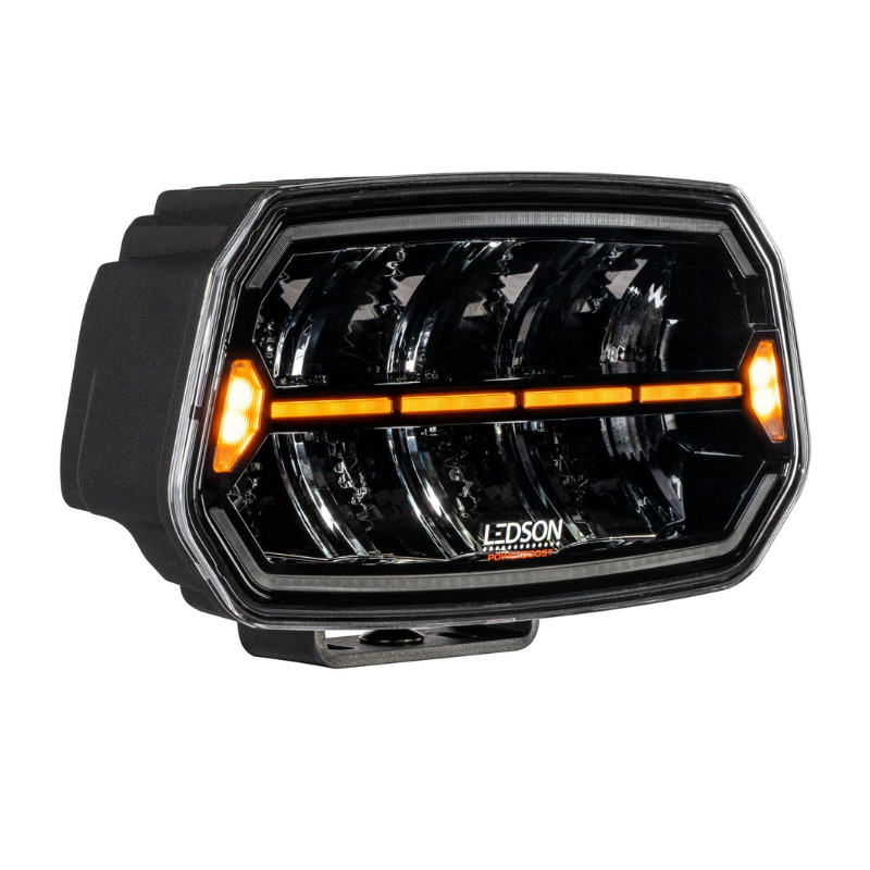 Proiector LED cu poziție dinamică albă și portocalie + stroboscop, pentru camion și off road, Epix10+ STROBE, Powerboost, 11500lm, 150w, 24.7 x 14.5cm [1]