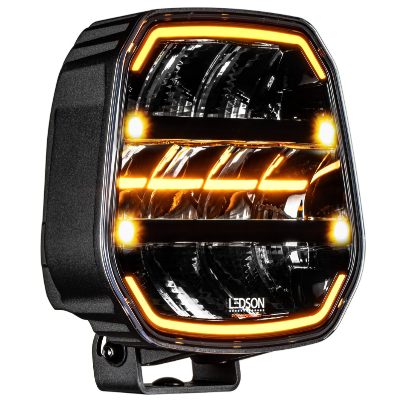 Proiector LED cu pozitie dinamica alba si portocalie + stroboscop, pentru camion și off road, Epix9+ STROBE, Powerboost, 15000lm, 180w, 22.5 x 22.3cm [11]