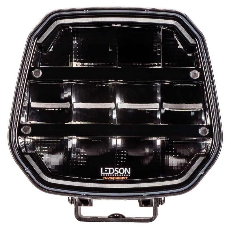 Proiector LED cu pozitie dinamica alba si portocalie + stroboscop, pentru camion și off road, Epix9+ STROBE, Powerboost, 15000lm, 180w, 22.5 x 22.3cm [12]