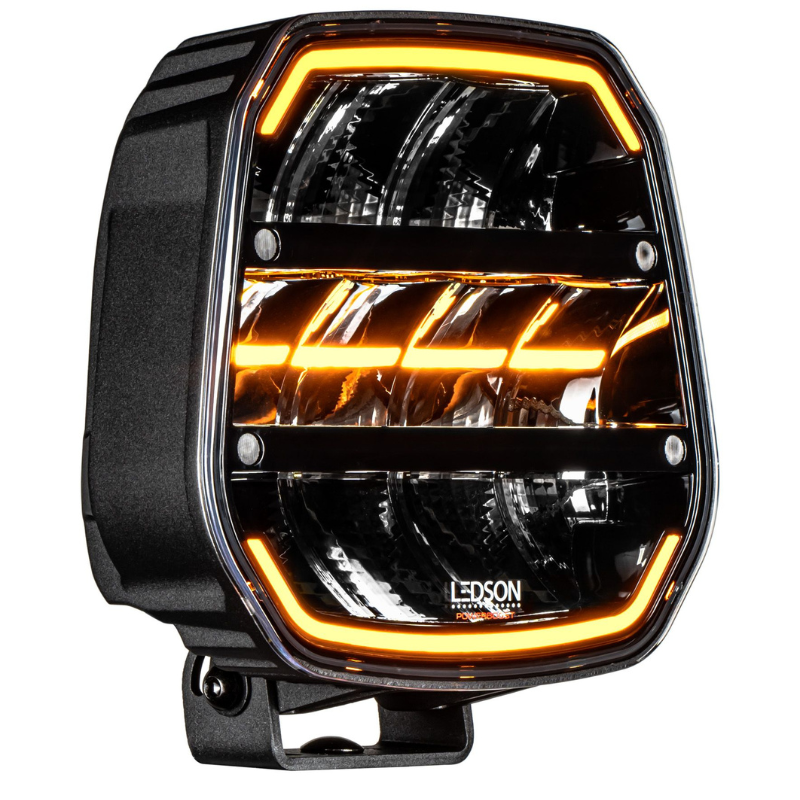 Proiector LED cu pozitie dinamica alba si portocalie + stroboscop, pentru camion și off road, Epix9+ STROBE, Powerboost, 15000lm, 180w, 22.5 x 22.3cm [3]
