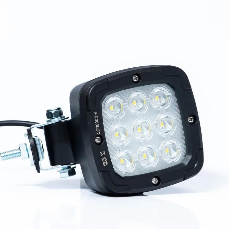 Proiector LED de lucru cu magnet, 12/24V, 14.20cm, cablu spiralat 7.8m, 650lm [5]