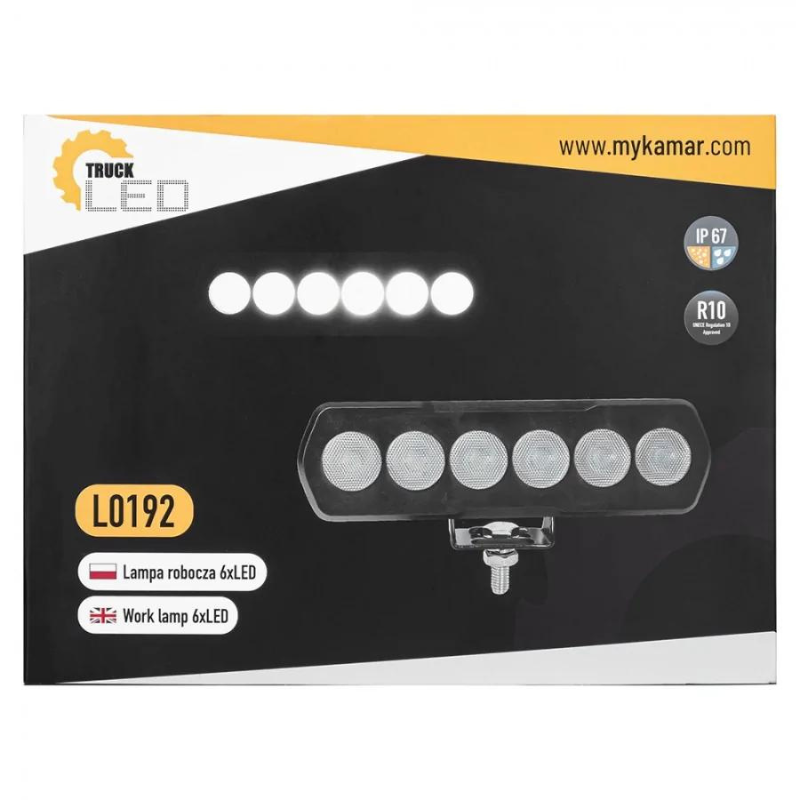 Proiector LED flood, 12/24V, 1600LM, 16cm [8]