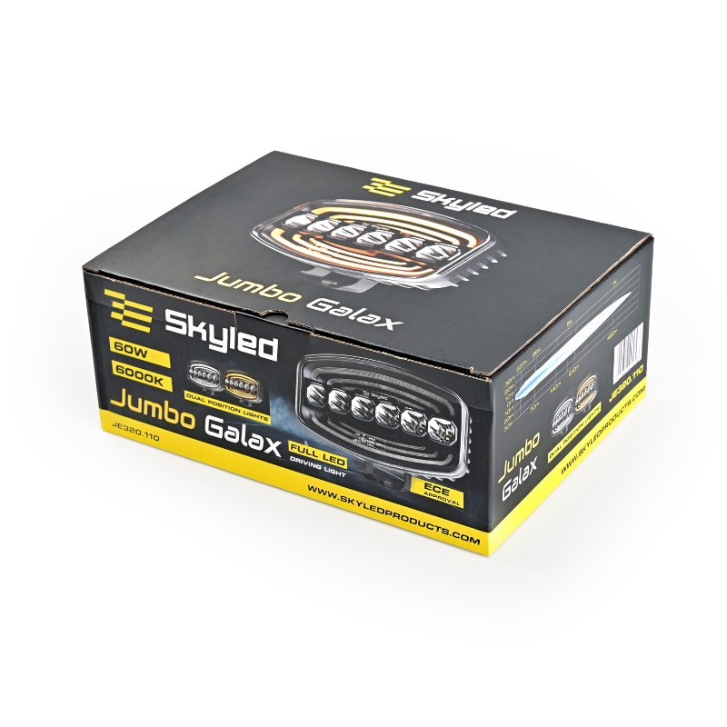 Proiector LED Jumbo Galax, 60W, cu Lumina de Pozitie Alba si Portocalie [18]