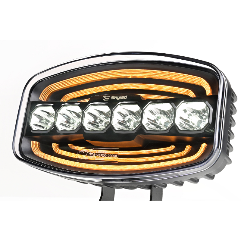 Proiector LED Jumbo Galax, 60W, cu Lumina de Pozitie Alba si Portocalie [3]