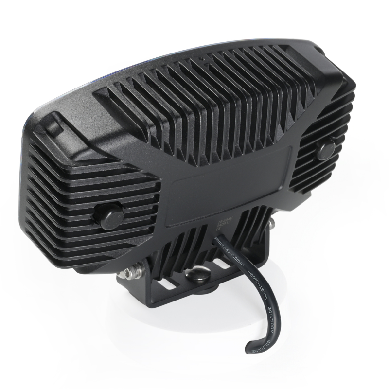Proiector LED, Jumbo Stella Flash FULL, 140W, 12/24V, 8500lm, 24.7cm, Pozitie Alba, Galbena, Stroboscop si capac protectie, Off Road, Tir [10]