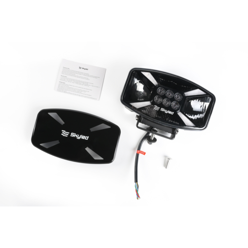 Proiector LED, Jumbo Stella Flash FULL, 140W, 12/24V, 8500lm, 24.7cm, Pozitie Alba, Galbena, Stroboscop si capac protectie, Off Road, Tir [3]