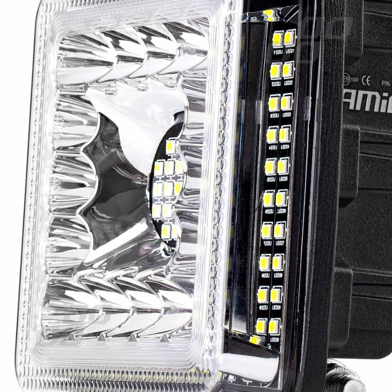 Proiector LED Lucru Auto AWL13, 77 LED, Fascicul Flood, 12/24V, 3840 lm, 11 x 11cm [4]