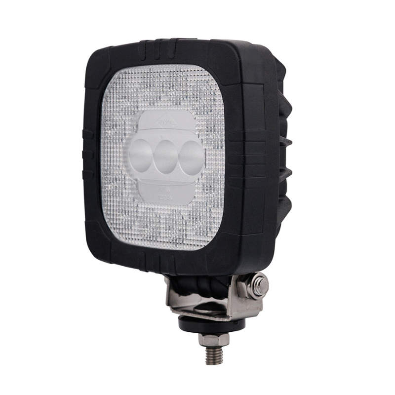 Proiector LED Lucru Rosu, 3.6W, 12/24V, Lumina Difuza, IP68, 10,1x12,7 cm [6]