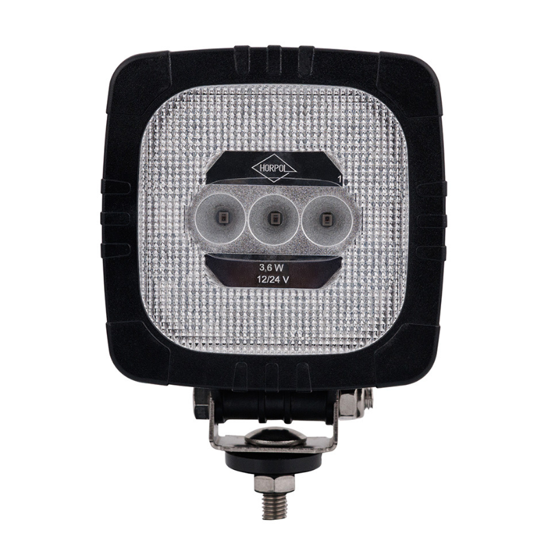 Proiector LED Lucru Rosu, 3.6W, 12/24V, Lumina Difuza, IP68, 10,1x12,7 cm [5]