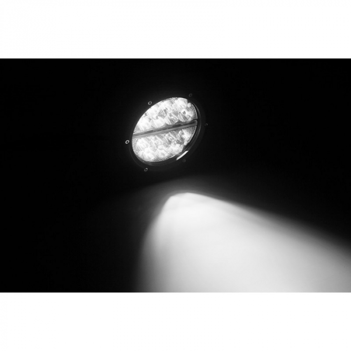Proiector LED rotund cu pozitie si capac de protectie, 17.7cm - Truck LED L3427 [10]