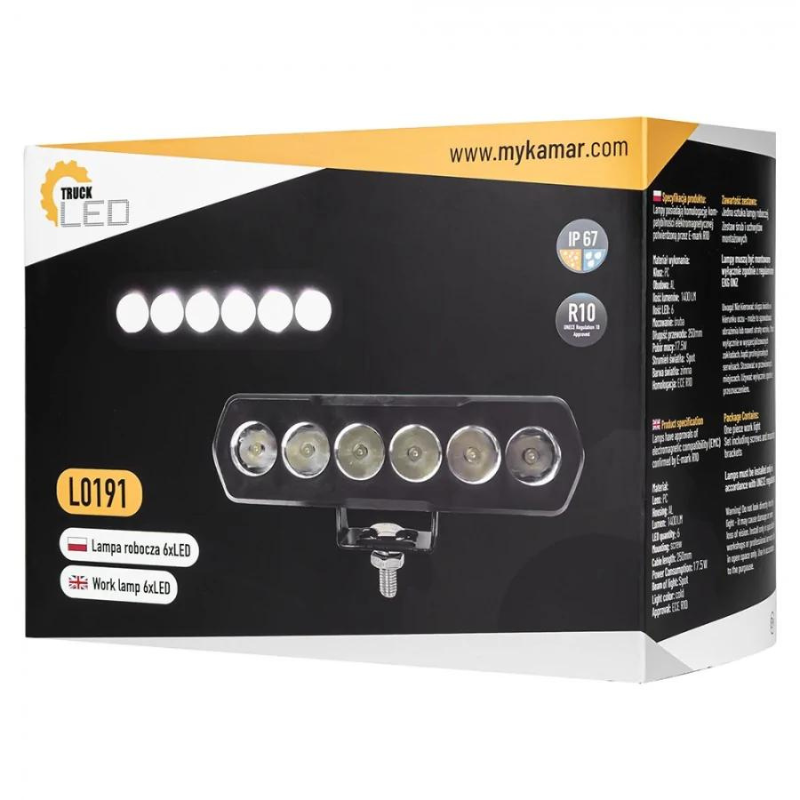 Proiector LED spot, 12/24V, 1600LM, 16cm [9]