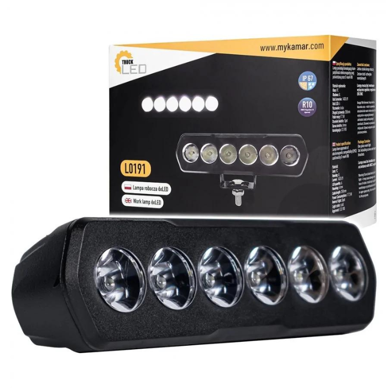 Proiector LED spot, 12/24V, 1600LM, 16cm [5]