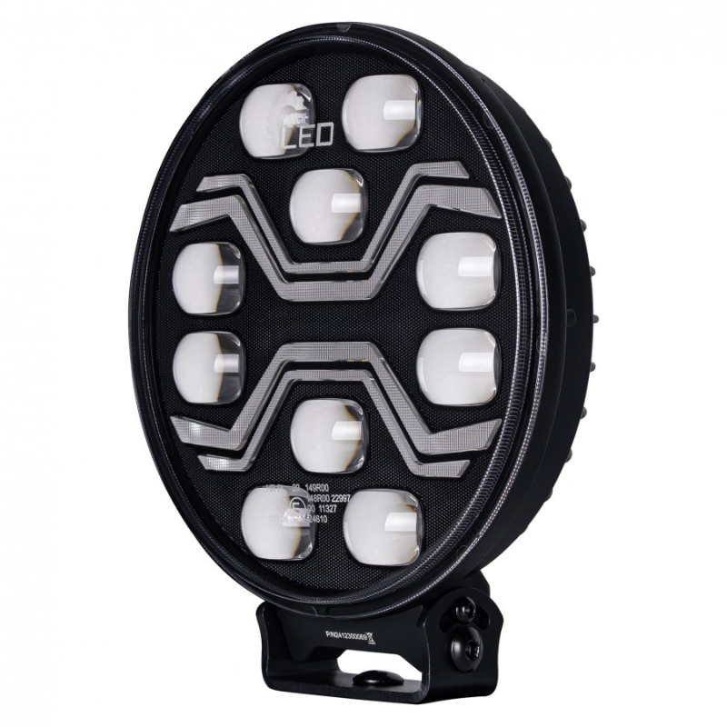 Proiector rotund LED X-SPIDER TOXIC, 80W, 22cm, faza, pozitie alba si stroboscop portocaliu [6]