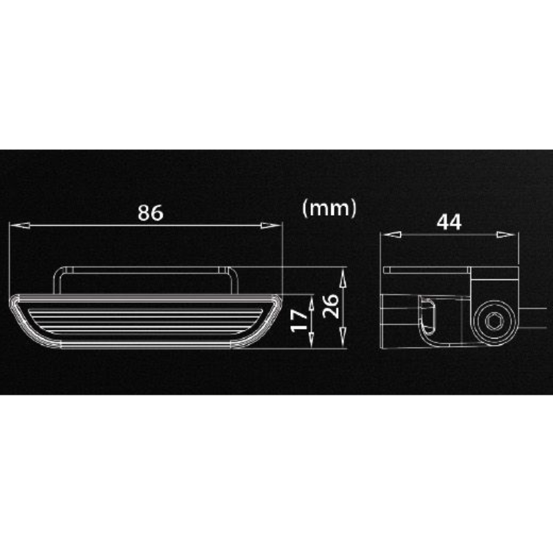 Proiector pentru marsarier, Lampa de lucru LED, 12/24V, 2800Lm, 30W, 8.6 x 1.7cm [14]