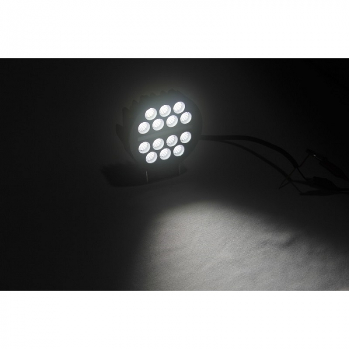 Proiector auto rotund cu LED, faza si pozitie, flood, 10.8 x 4.5cm, 1300lm, 18W [7]