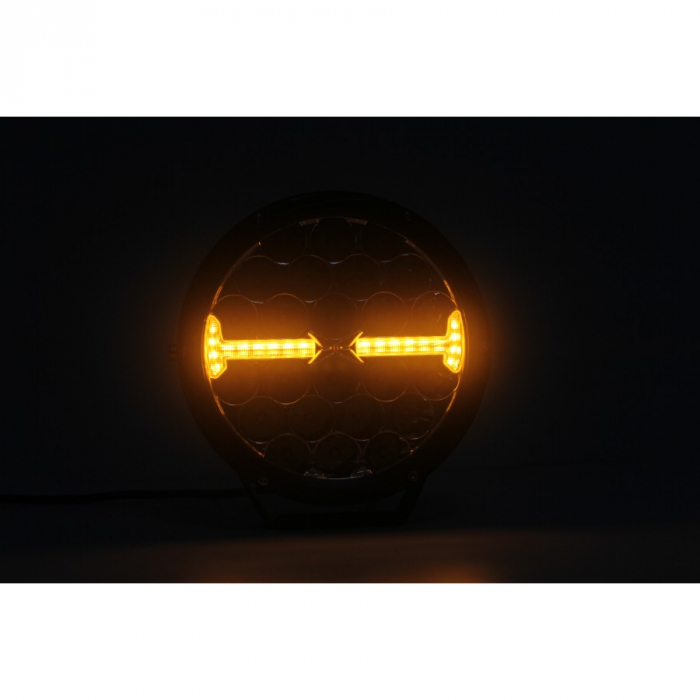 Proiector rotund Full LED, cu pozitie si stroboscop, 1224V, 100W - Truck LED L3426 [3]