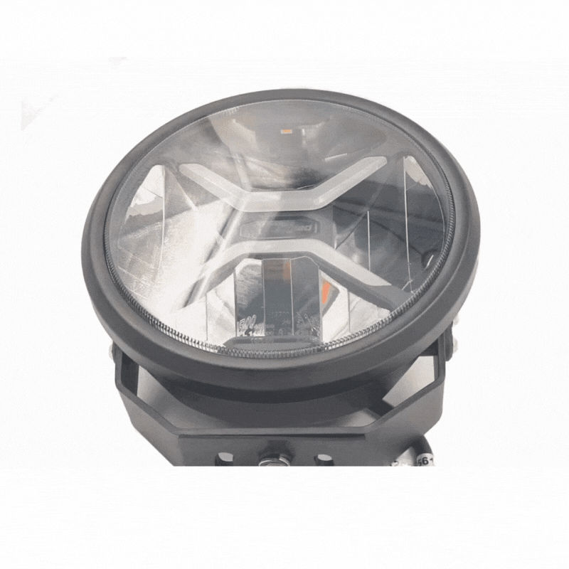 Proiector SKYLED Crux 9X FULL LED, pozitie alba, galbena dinamica + faza, 22cm, 11000Lm [10]