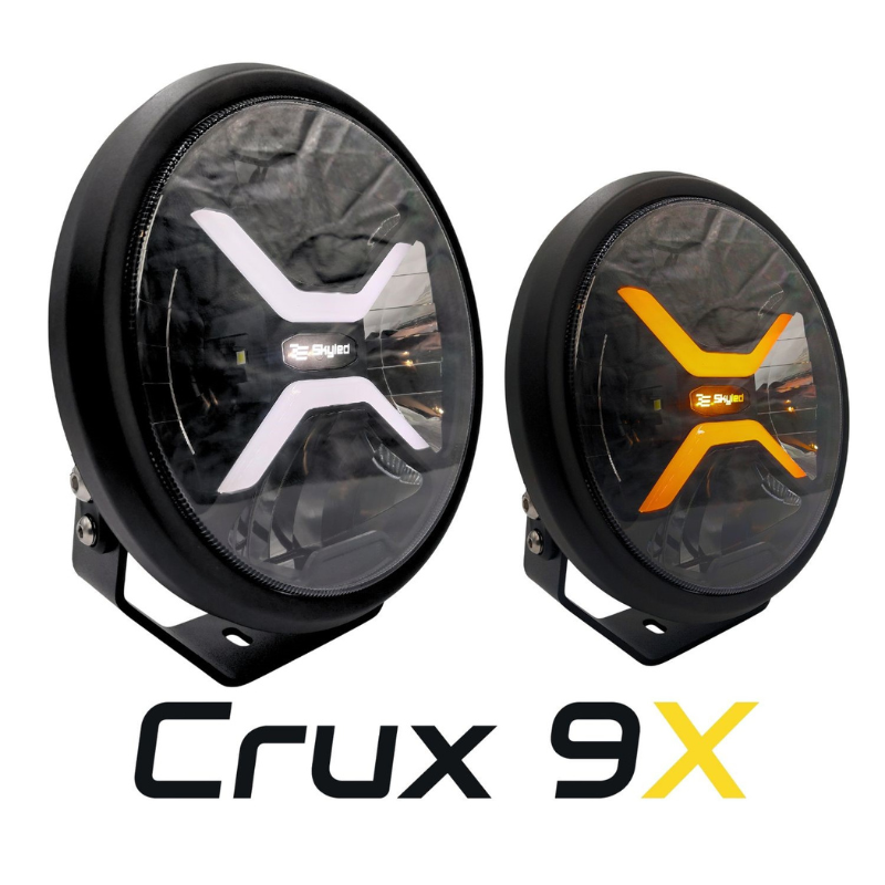 Proiector SKYLED Crux 9X FULL LED, pozitie alba, galbena dinamica + faza, 22cm, 11000Lm [2]