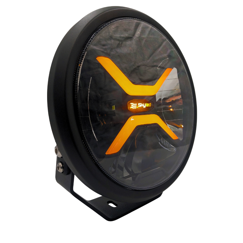 Proiector SKYLED Crux 9X FULL LED, pozitie alba, galbena dinamica + faza, 22cm, 11000Lm [6]