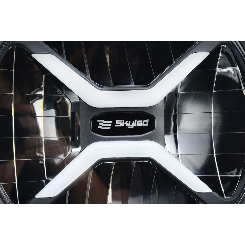 Proiector SKYLED Crux 9X FULL LED, pozitie alba, galbena dinamica + faza, 22cm, 11000Lm [9]