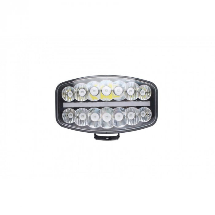 Proiector Slim, Full-Led, Pozitie si Faza Lunga Led, 1224V, Dreptunghiular - Oval - Truck LED L3419 [9]