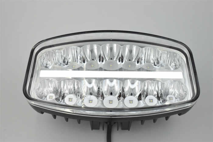 Proiector Slim, Full-Led, Pozitie si Faza Lunga Led, 1224V, Dreptunghiular - Oval - Truck LED L3419 [8]