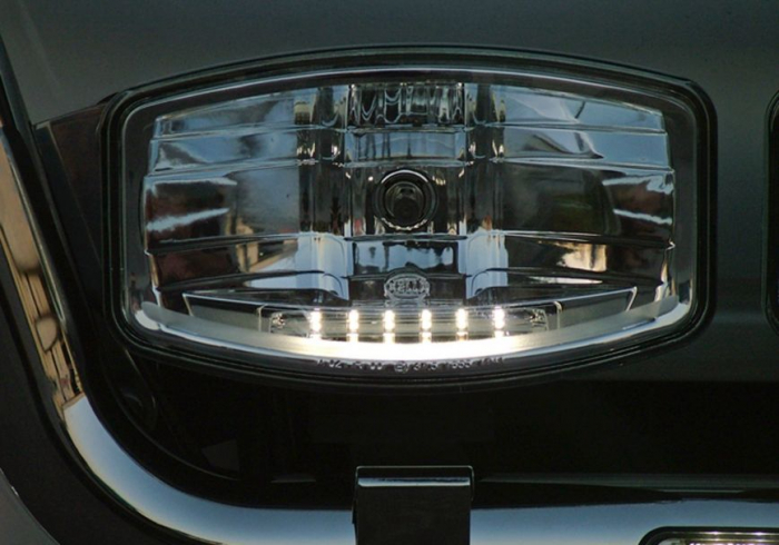 Proiector, spotlight, far faza lunga Hella Jumbo 320 FF, oval, dreptunghiular - HELLA JUMBO 320 FF BANDA LED [8]