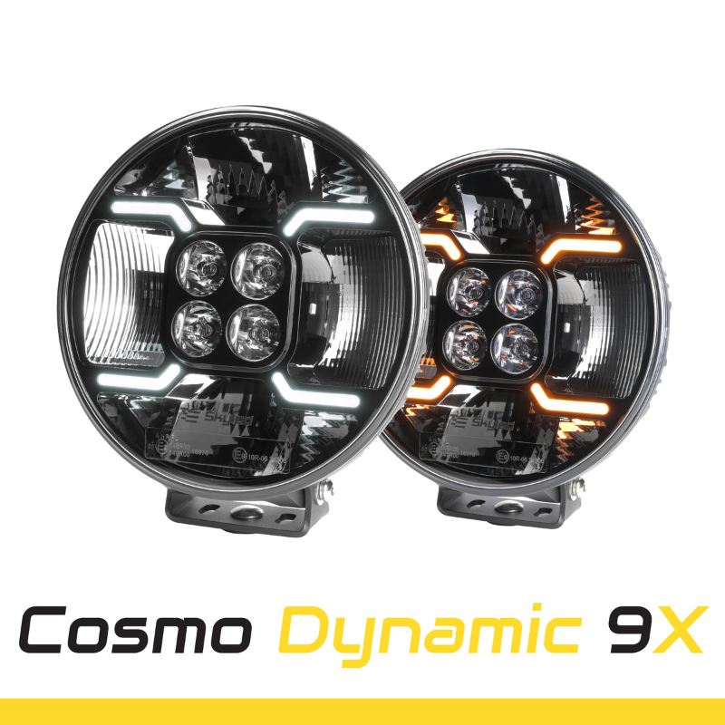 Proiector suplimentar LED, Cosmo Dynamic 9X, 22cm, 160W, 12/24V, 11500Lm, 732m [24]