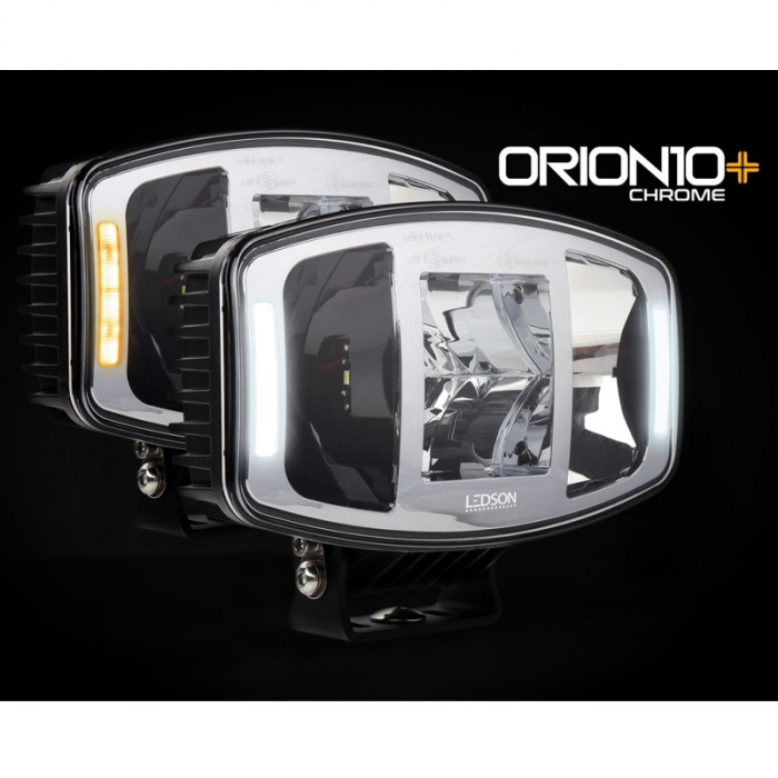 Proiector suplimentar LED, Orion10+ Cromat 100W cu lumina de pozitie galben-portocaliualba - Ledson 33490426 [2]